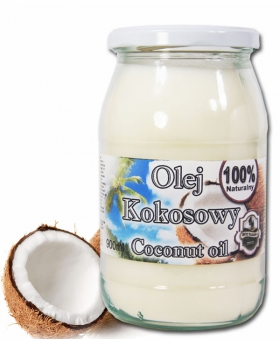 OLEJ KOKOSOWY RAFINOWANY 900 ML